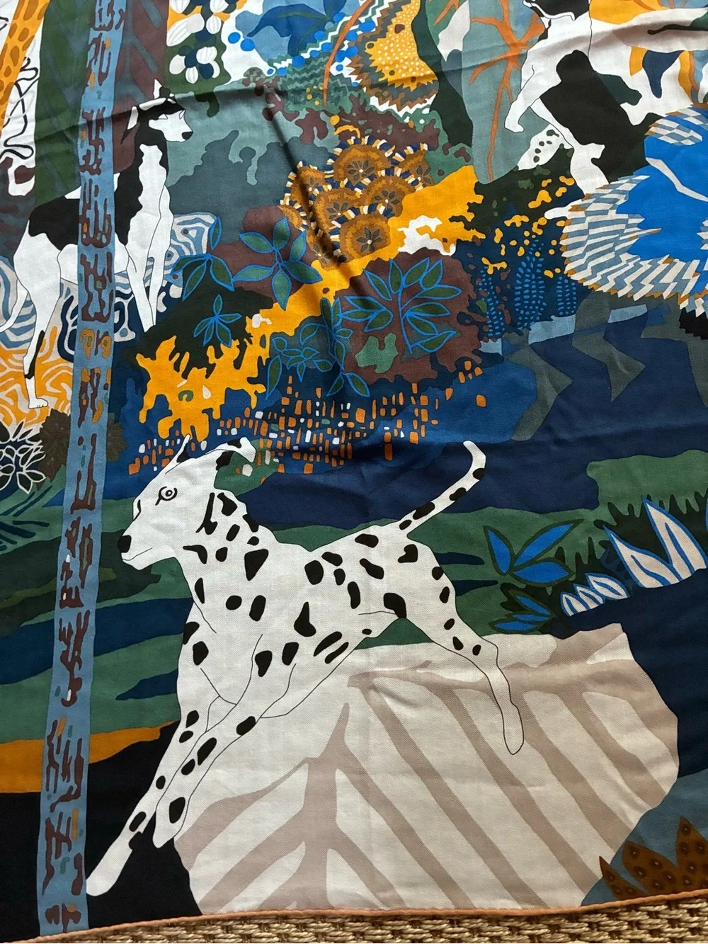 Hermes En Liberté! 140cm Cashmere/Silk Stole Pristine